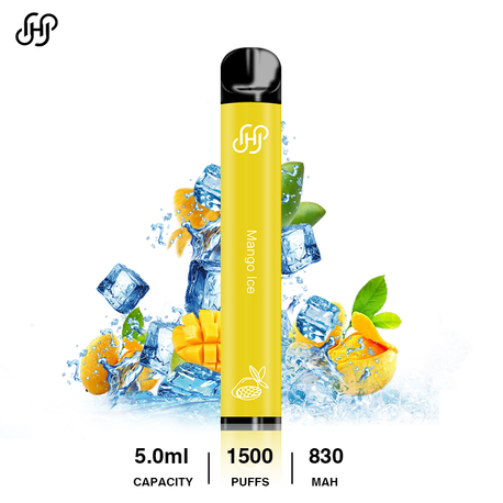 Entrega rápida tem estoque Vape Pen descartável 1500 Puffs 5,0 ml Descartável E Cigarette China Descartável Vape pen