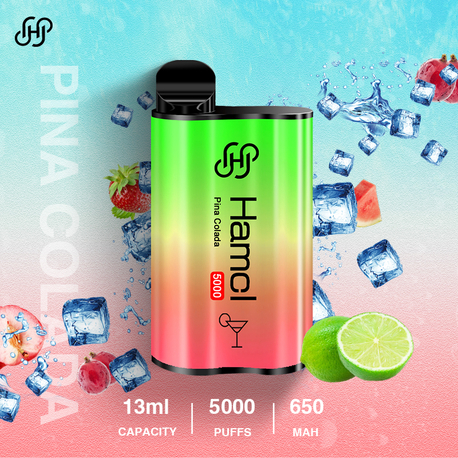 Venda imperdível por atacado original hamcl maior 5000 puffs recarregável de alta qualidade colorido vape filipinas