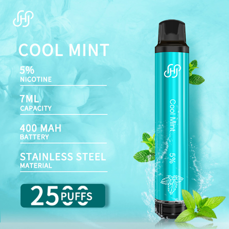 Vape descartável de luz LED colorida Cherry ice 2500 Puffs